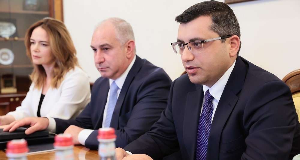 Председатель Антикоррупционного комитета РА встретился с главой делегации Европейского союза в Республике Армения Василисом Марагосом