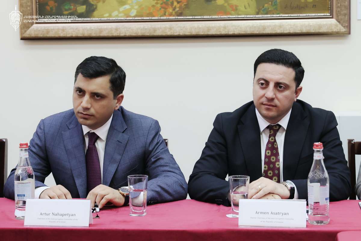 Председатель Антикоррупционного комитета РА принял представителей наблюдательной миссии Международной организации Франкофонии